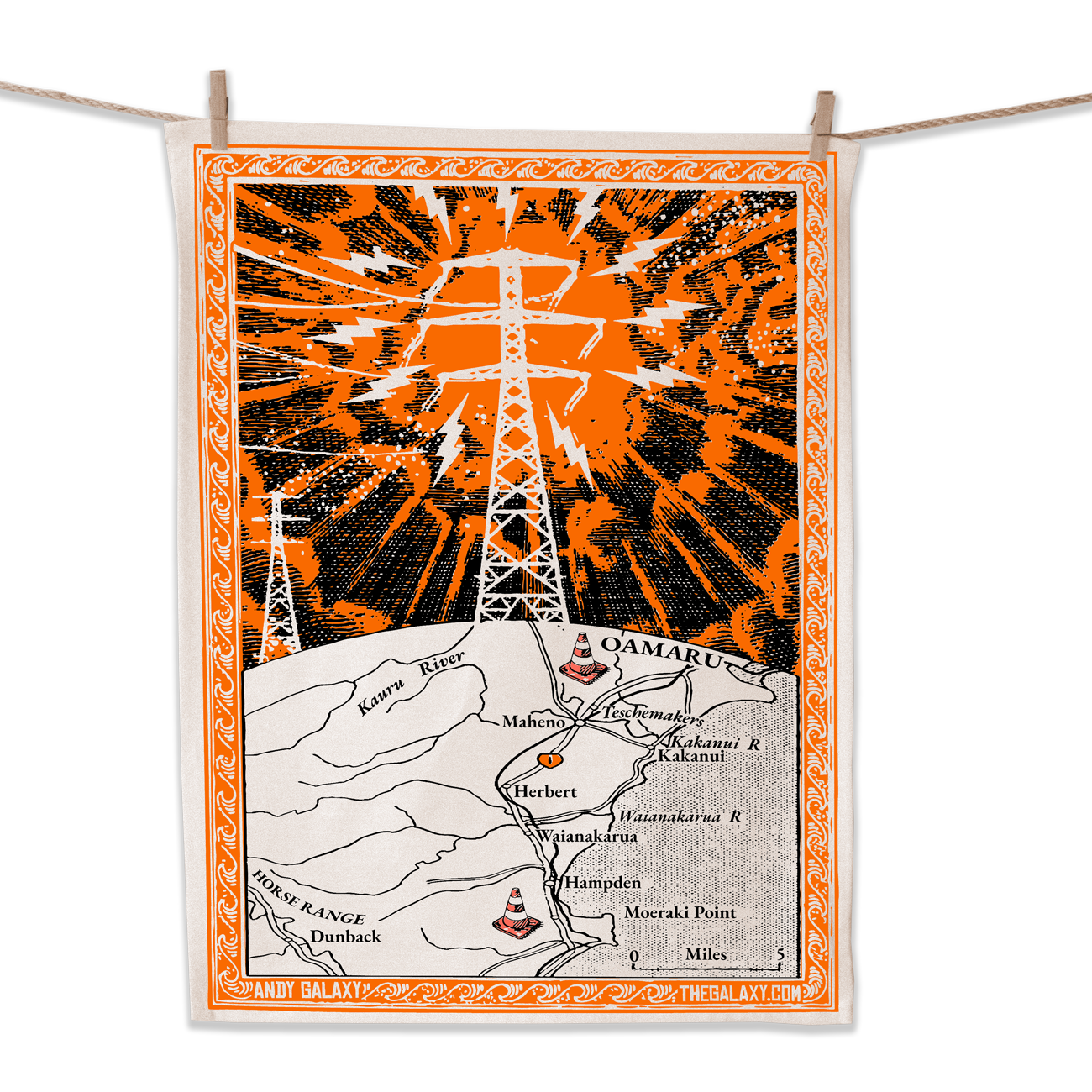 Pylons Towel